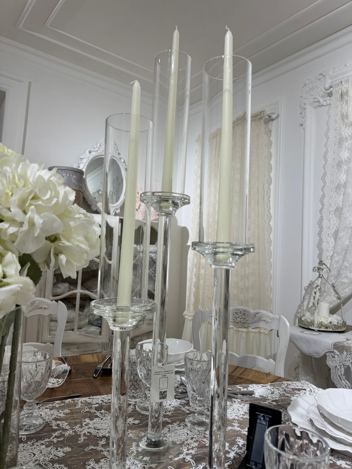 Set tre candelabri