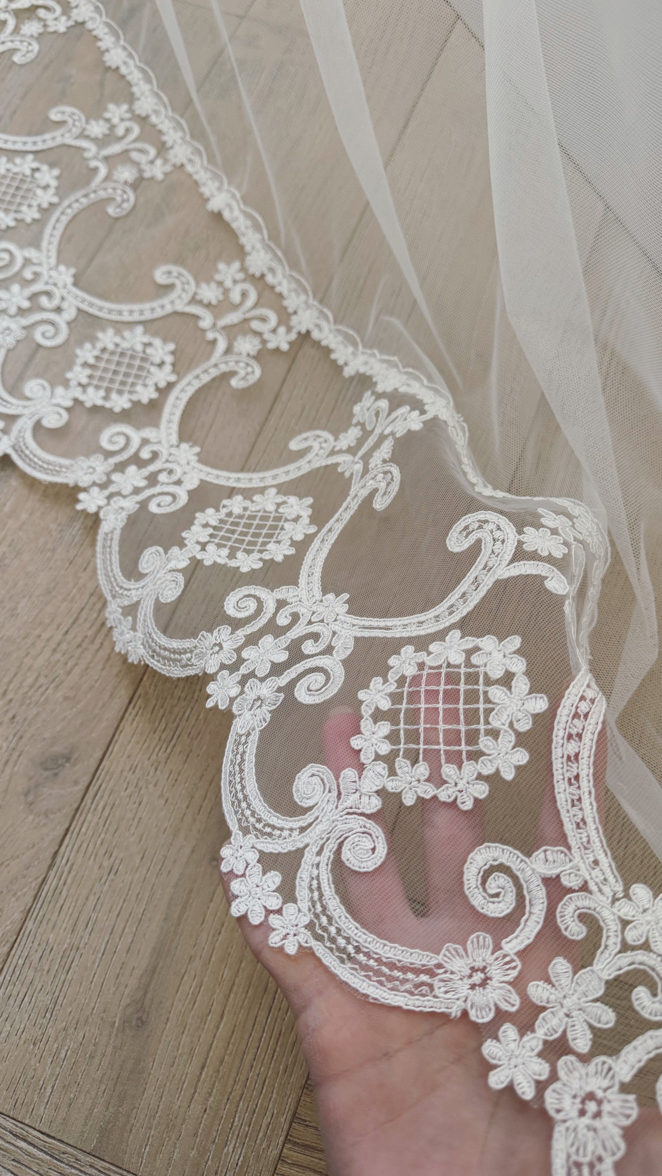 Tenda in tulle e pizzo