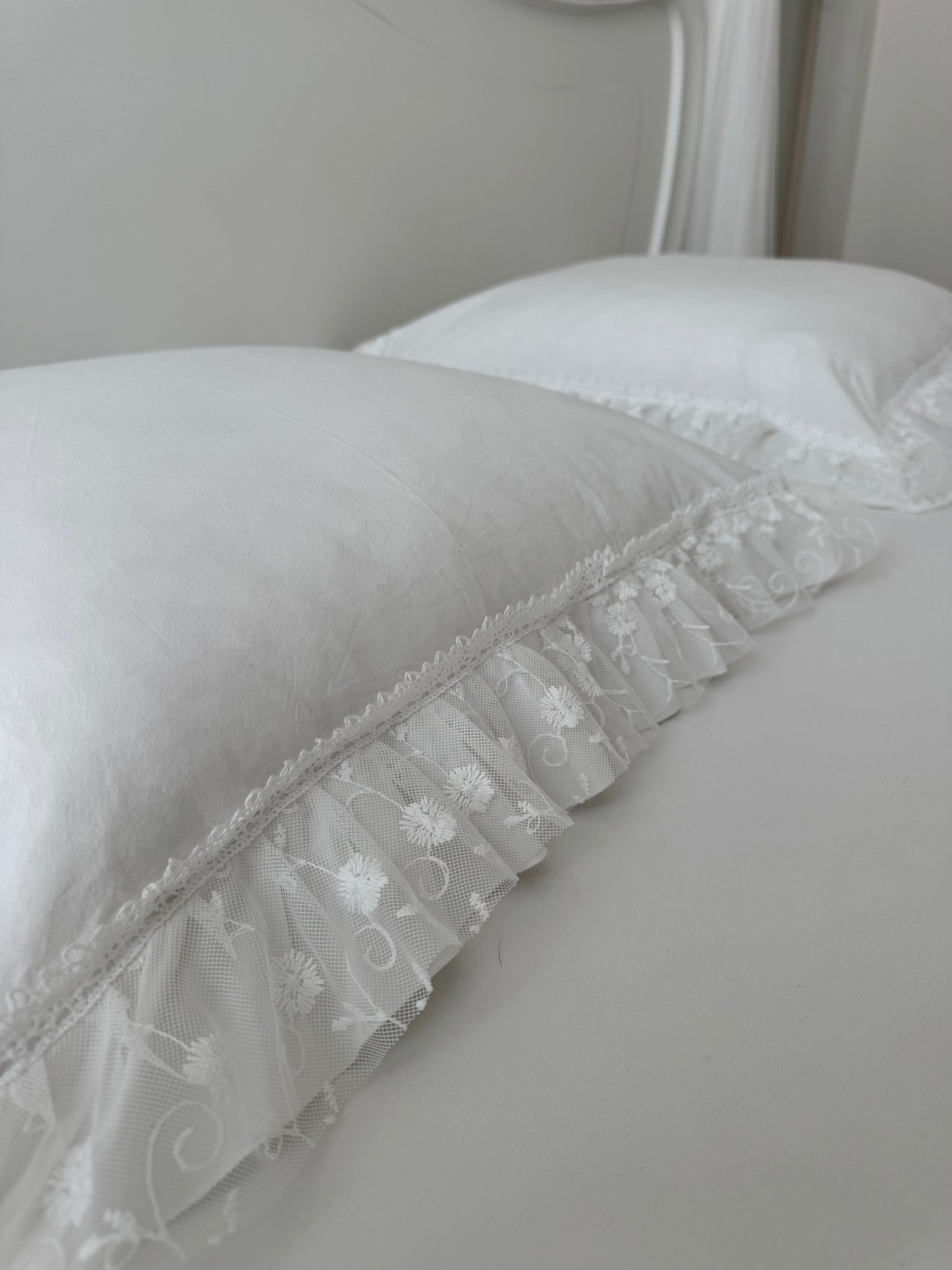 Copriletto pizzo bianco “Elegance”