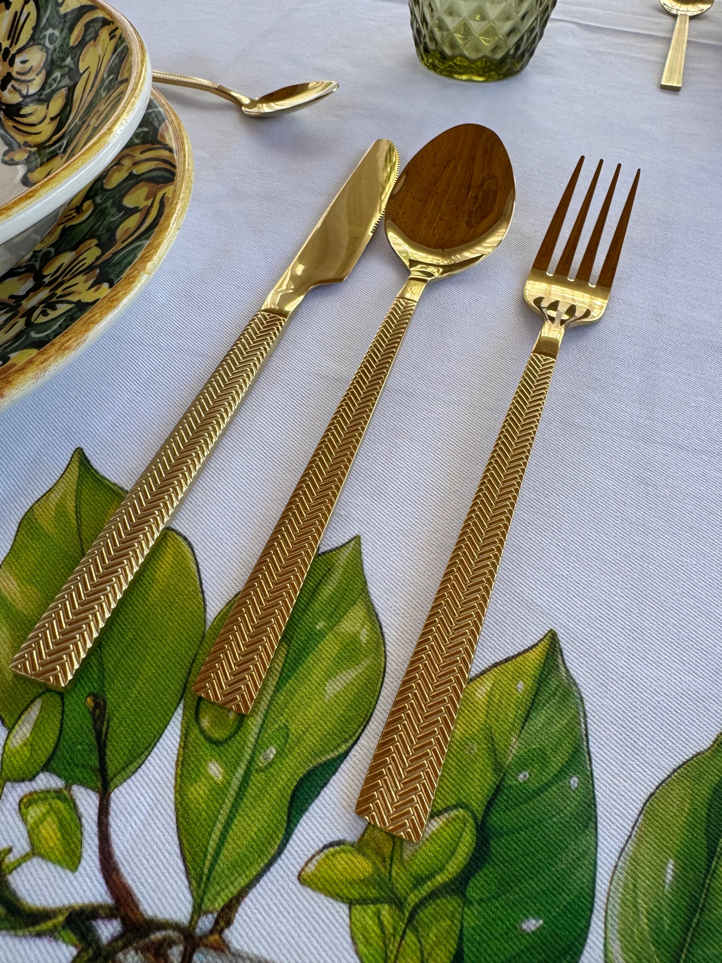 Set Posate Oro – 24 Pezzi | Eleganza senza tempo