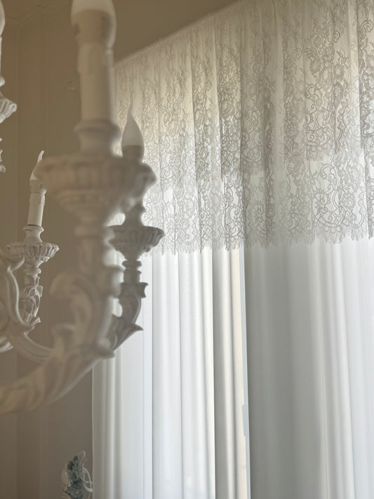 Mantovana doppia balza in pizzzo