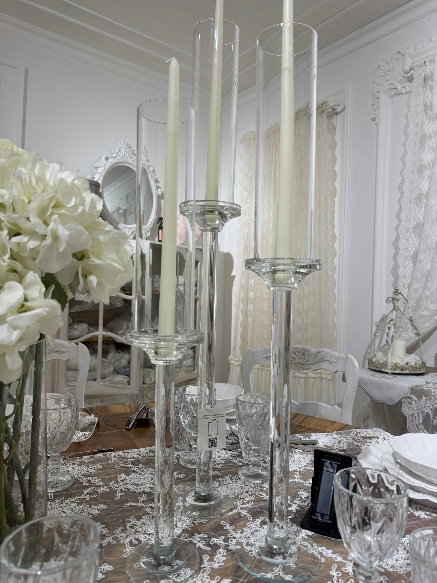 Set tre candelabri