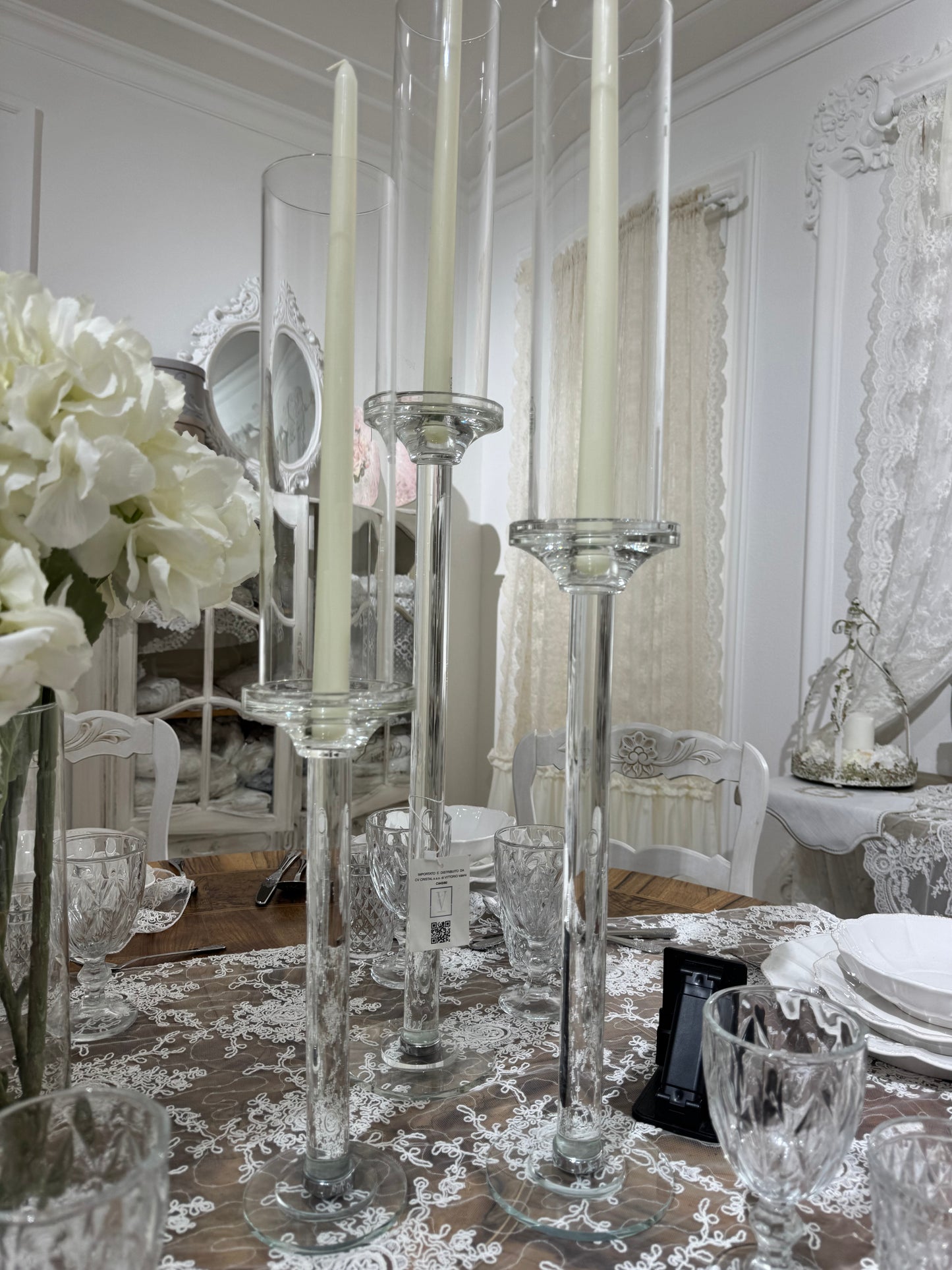 Set tre candelabri