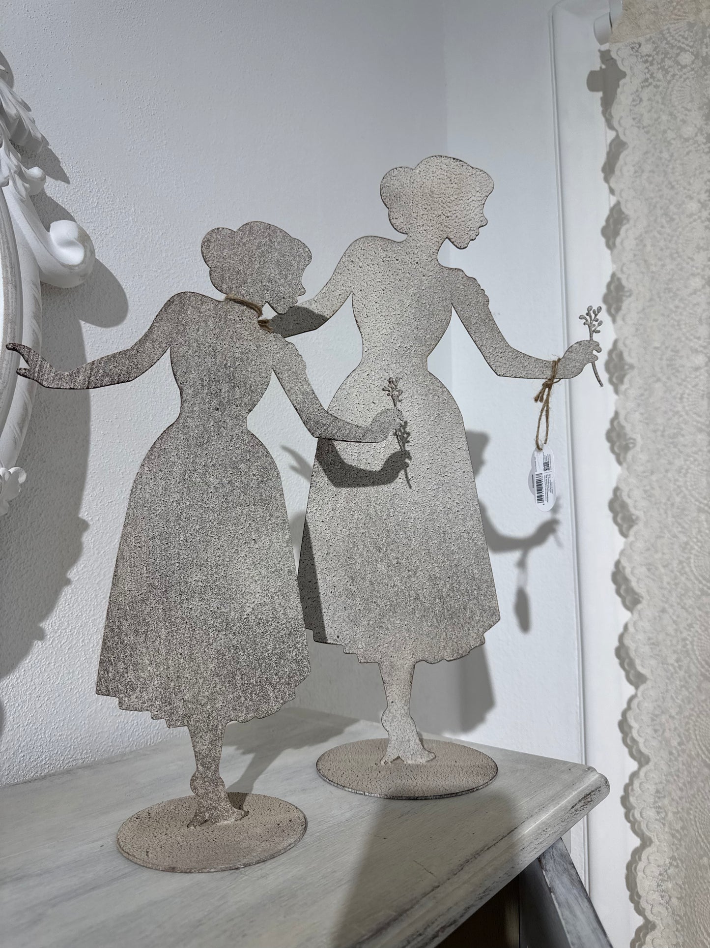 Coppia silhouette con fiore