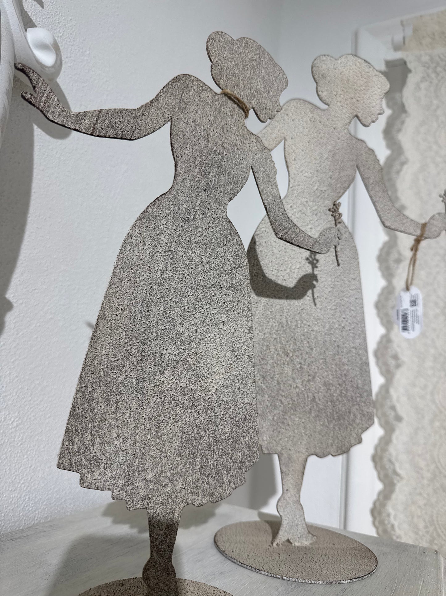 Coppia silhouette con fiore