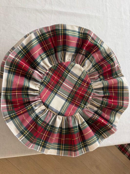 Sottopiatti in tessuto scozzese pregiato – 100% Made in Italy