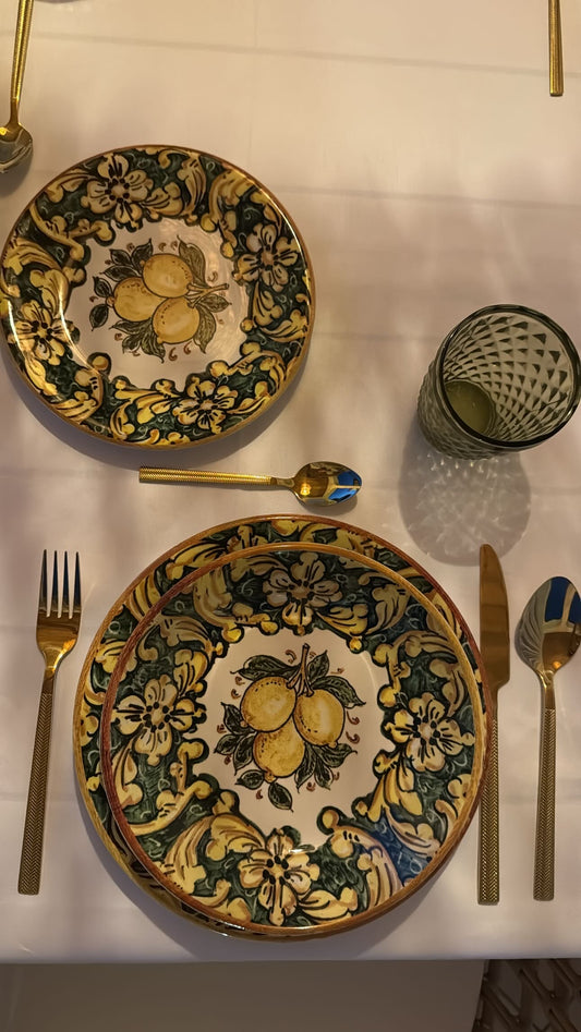 Servizio bicchieri verde